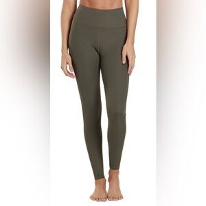 Girlfriend Collective RIB High Rise Leggings in Cypress | Sz S